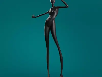 Mannequin 607 coll60 3D model
