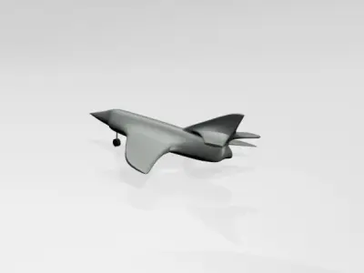 Jet Fighter 03 3D model