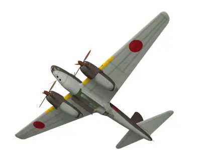 Tachikawa Ki74 Patsy 3D model