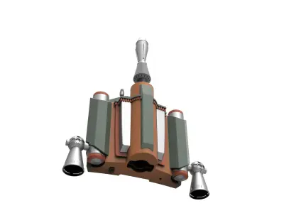 Boba Fett Jetpack from Star Wars The Empire Strikes Back 1980 3D print model