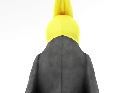 Toy cockatiel parrot Low-poly 3D model