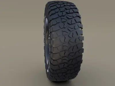 Offroad BF Goodrich Wheel 3D model