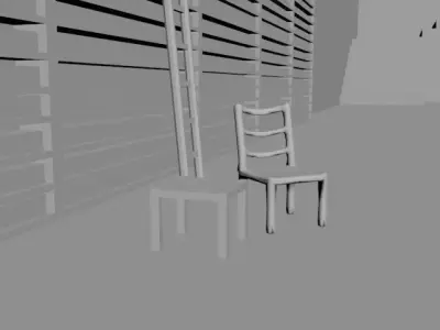 Library or Bookstore Starter Kit Free low-poly 3D model