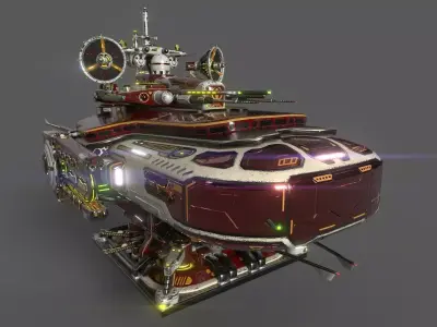 Imperial Large Command Module 3D model