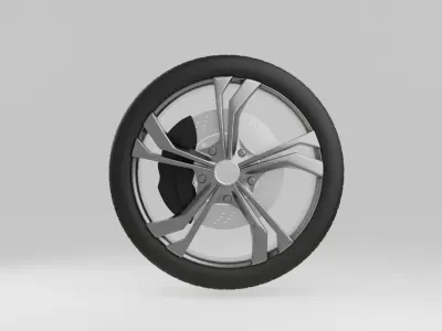 Audi RX Q3 Sportback 2019 Wheel 3D model
