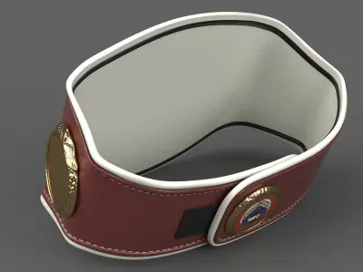 Championship Belts Collection 2 3D model