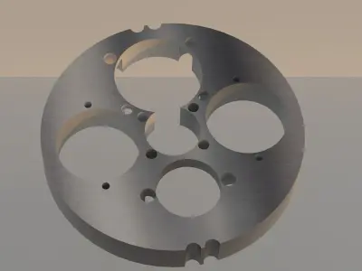 Mechanical Part Low-poly 3D model