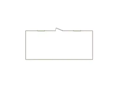 Detailed Exterior Sketch by Interior - 251-500 SF - Xactimate 3D model