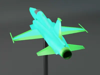 F-20 tigershark 3D print model
