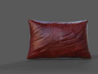 Cushion furniture Low-poly 3D model 3