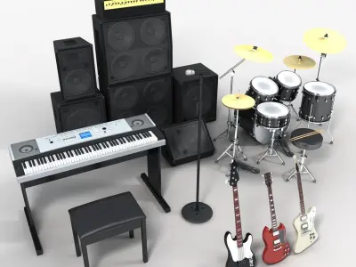 Band Set 3D model