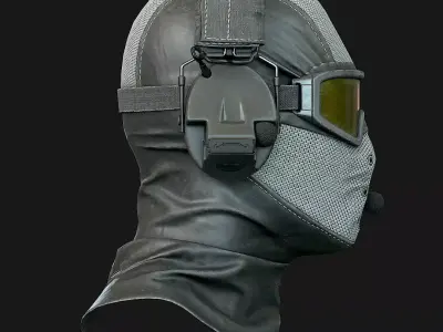 Head Wear L Low-poly 3D model