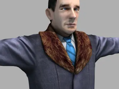European Man 02 3D model