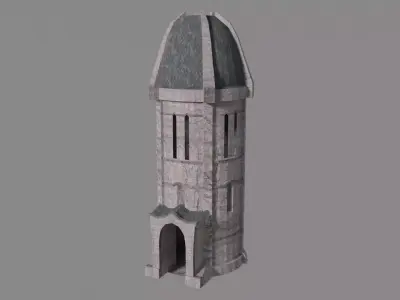 Gondor Tower Low-poly 3D model