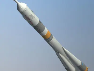 Soyuz FG Rocket 3D model