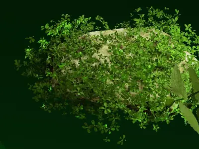 Sacred Temple Scene 3D model