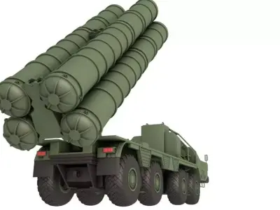 S-300 Russian SAM System 3D model