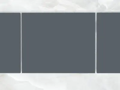 Triptych Wall Art Chameleon Low-poly 3D model