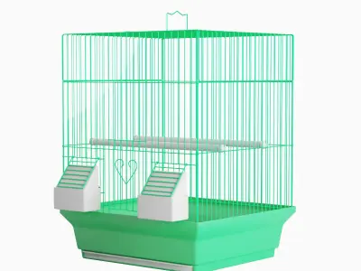 Birdcage 02 3D model