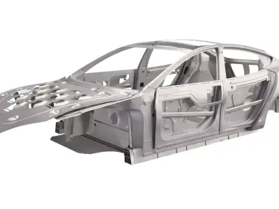 Tesla Model S Frame 3D model