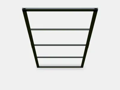 SKYTTA Sliding door frame 1 Low-poly 3D model