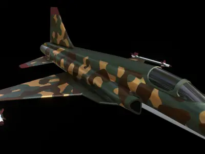 Modern Fighter Jet - Northrop F-5 Freedom Fighter 3D print model