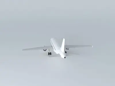 Template Airbus A318 3D model