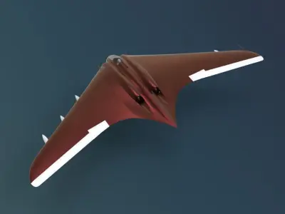 Horten Ho 229 jet 3D model