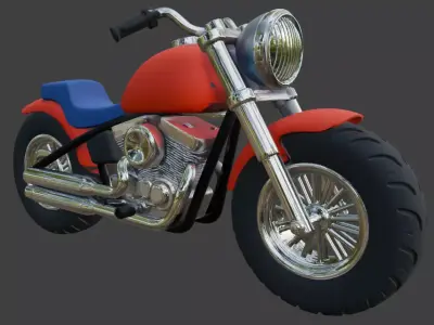Motorcycle 3D Model 3D model get