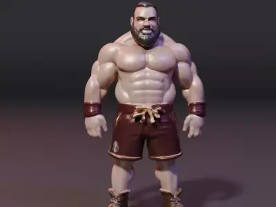 Brutos Fighter 3D model