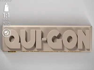 STAR WARS Quin Gon Jin Ligthsaber 3D print model