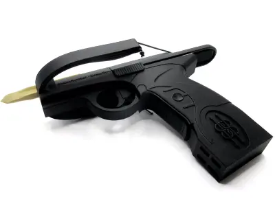 3D Printable Shooting Crossbow - Print in Place - Supportless 3D print model