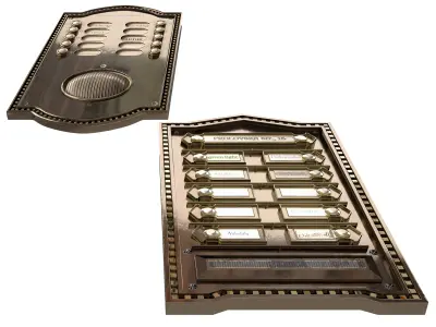 Electric Vintage Doorbell new 3D model