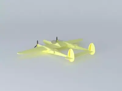 Bristol P38 Free 3D model