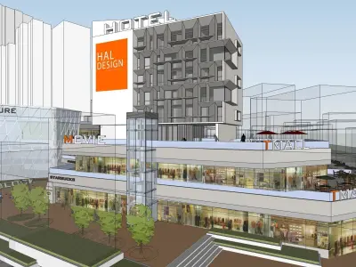 Sketchup Shopping Center V4 3D model