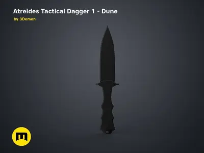 Atreides Tactical Dagger 1 - Dune 3D print model