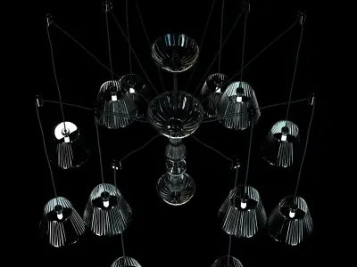 Adria chandelier by italamp 3D model