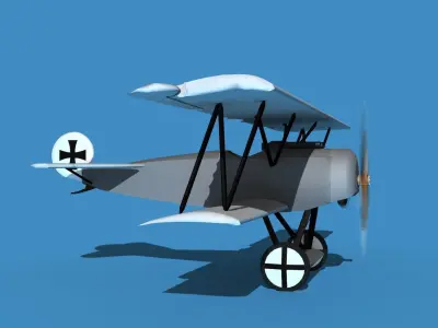 Fokker D-VI V00 3D model