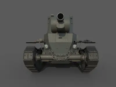  BT-42 Tank 3D model