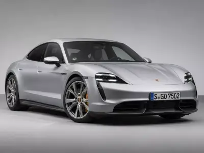 Porsche Taycan Turbo S Luxury Electric Sports Car 3D model