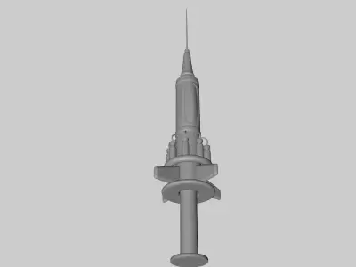 Vaccine Missile 3D model