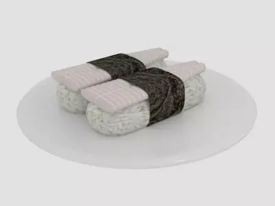 Dory Sushi Low-poly 3D model