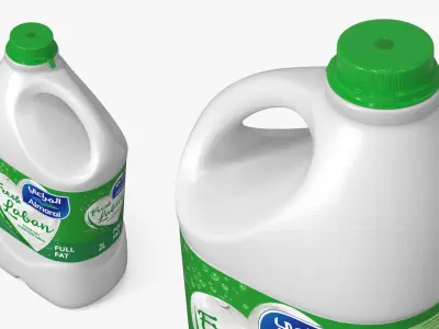Almarai Fresh Laban Full Fat 2L 3D model