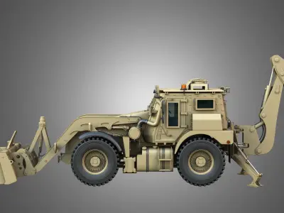 HMEE High Mobility Engineer Excavator 3D model