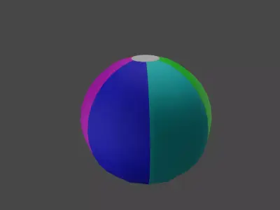 Pool ball Free low-poly 3D model