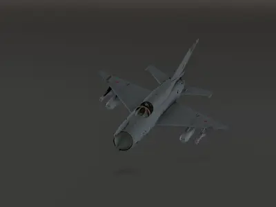 MIG 2 - Original - Photorealistic Low-poly 3D model