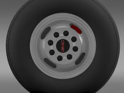 GMC Sierra 3500HD 2008 wheel 3D model