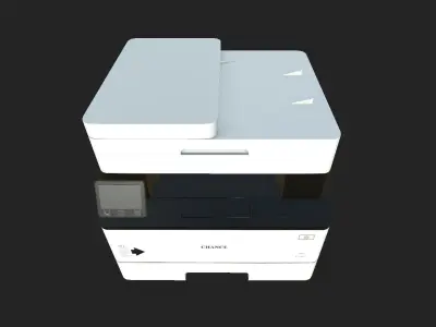 Printer Low-poly 3D model