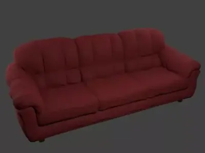 Couch sofa Free low-poly 3D model