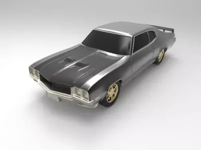 Buick gsx 455 Free 3D model